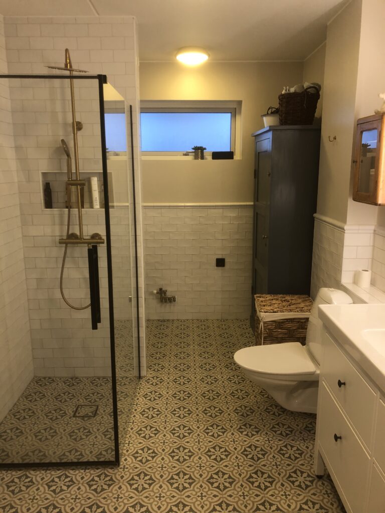 Badrumsrenovering på Lindholmen